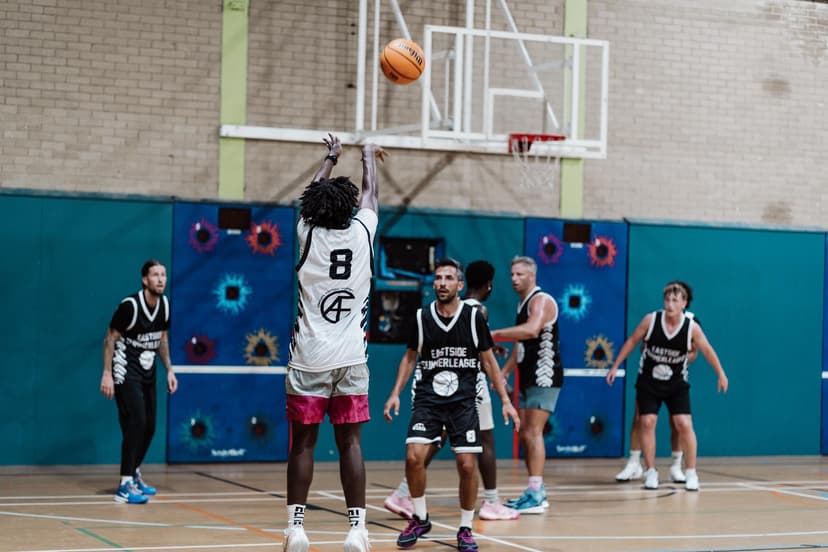 Basketball player training